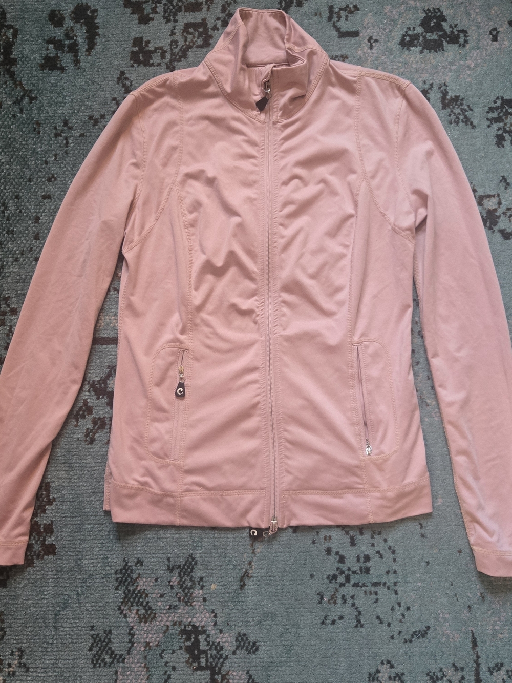 Core Light Pink Women’s Bomber Jacket - Zip Front Active Layer